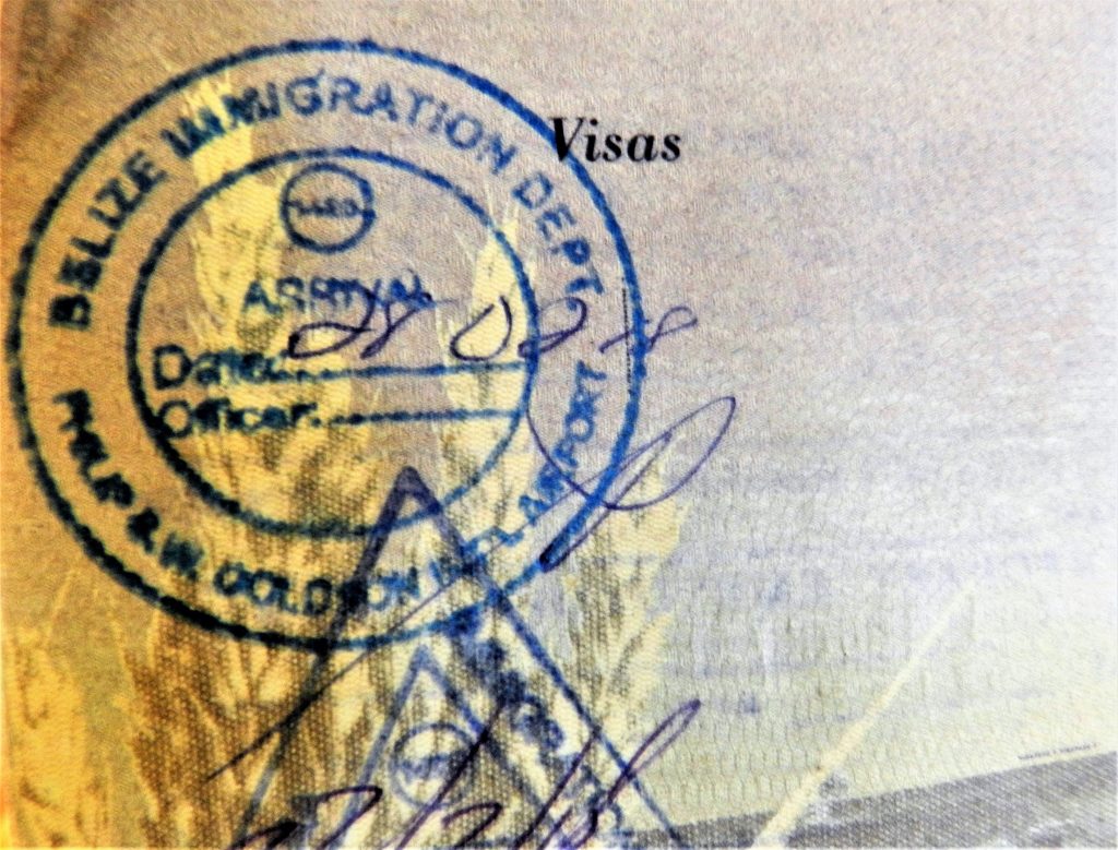 Belize Passport Stamp
